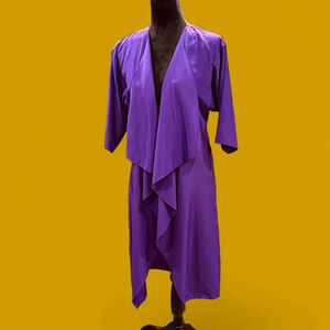 Lagenlook Preppy Romantic Cascade Waterfall LuLaRoe Duster Cardigan Small